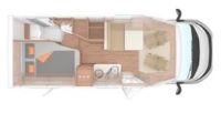 CaraCompact 600 MF_Pepper Grundriss vom Caravan